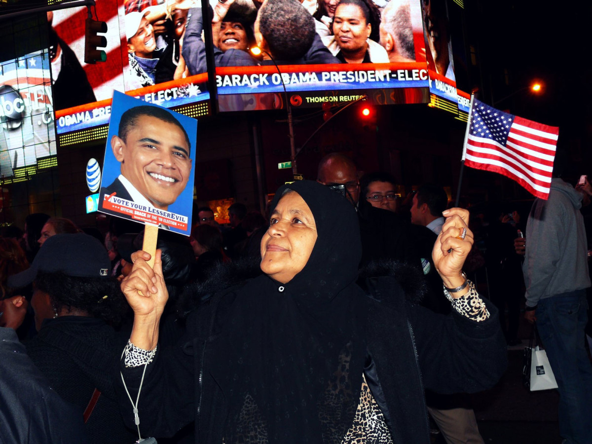 Photojournalism Barack Obama wins election